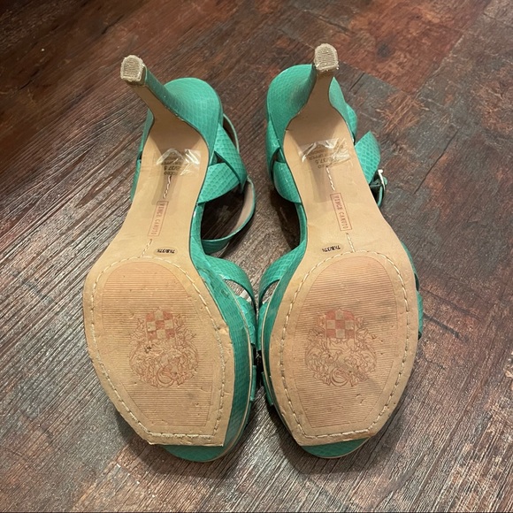 Vince Camuto Toledo Mojito Snake Patent Heels - Picture 8 of 9